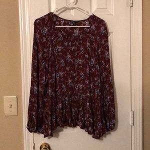 American Eagle Outfitters Peasant Blouse XXL